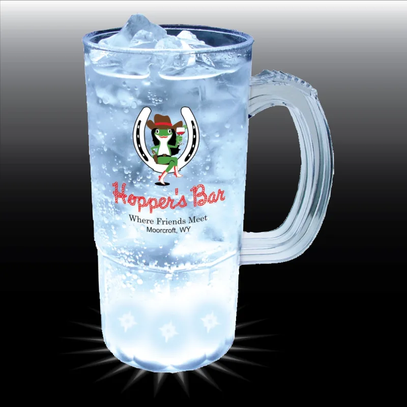 Plastic Fluted Textured Beer Mug — view 4