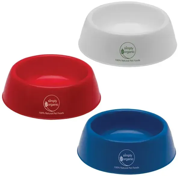 Custom Printed Plastic Pet Bowl