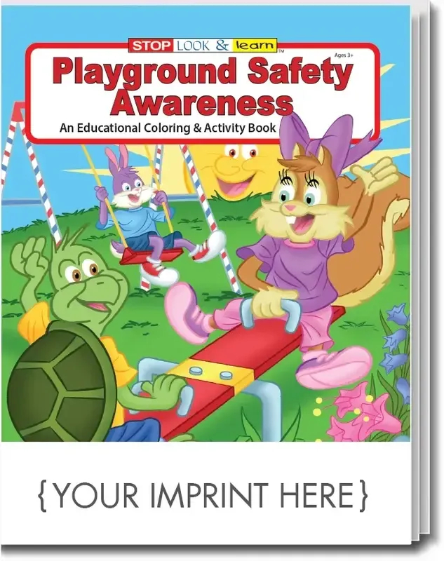Playground Safety Awareness Coloring & Activity Book