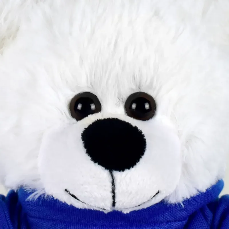 Plush Bear w/ Embroidered Paws and Hoodie — view 12