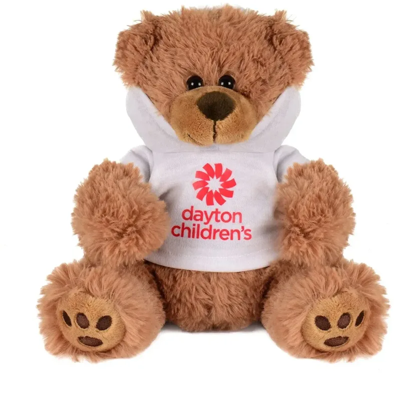 Plush Bear w/ Embroidered Paws and Hoodie — view 13