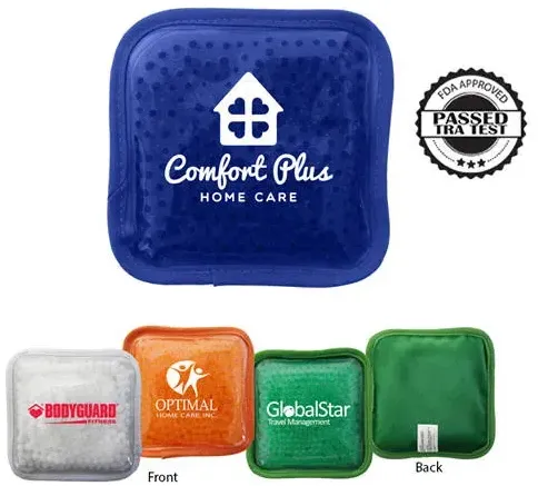 Reusable Plush Gel Bead Hot/Cold Pack – Custom Logo, Non-Toxic