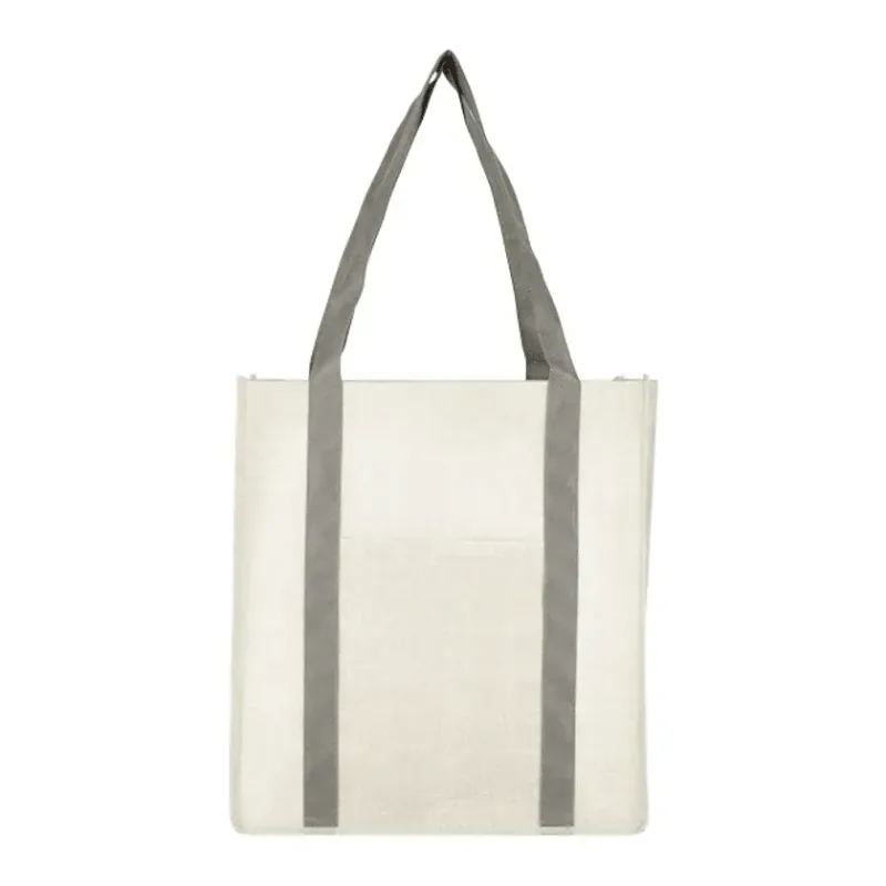 Pluto Recycled Non-Woven Small Grocery Tote — view 2
