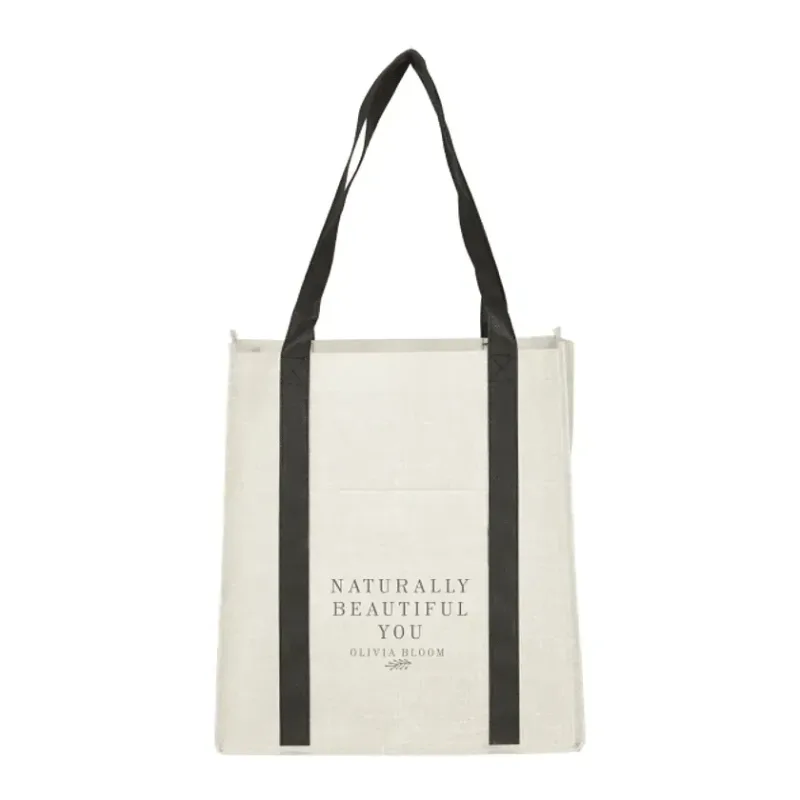 Pluto Recycled Non-Woven Small Grocery Tote — view 3