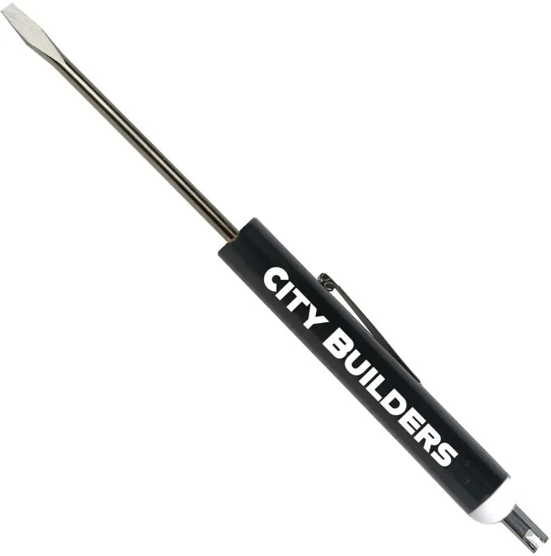 CustomPocket Screwdriver - 1/8" Flat Tip Blade w/Valve Stem Top — view 11