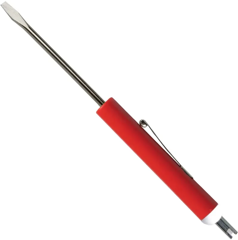 CustomPocket Screwdriver - 1/8" Flat Tip Blade w/Valve Stem Top — view 13