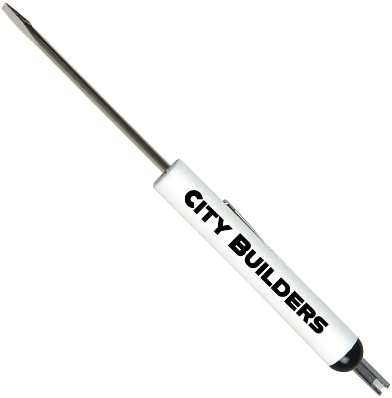 CustomPocket Screwdriver - 1/8" Flat Tip Blade w/Valve Stem Top — view 17