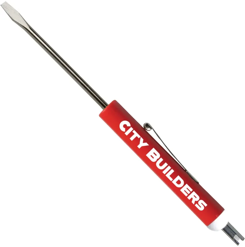 CustomPocket Screwdriver - 1/8" Flat Tip Blade w/Valve Stem Top — view 20