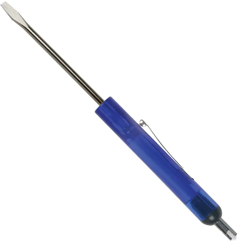 CustomPocket Screwdriver - 1/8" Flat Tip Blade w/Valve Stem Top — view 23