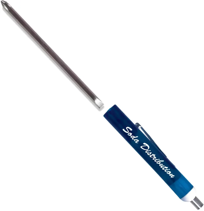 Custom Pocket Screwdriver Set with Reversible 1/8" Flat Tip #0 Phillips Blade and Magnet Top — view 10