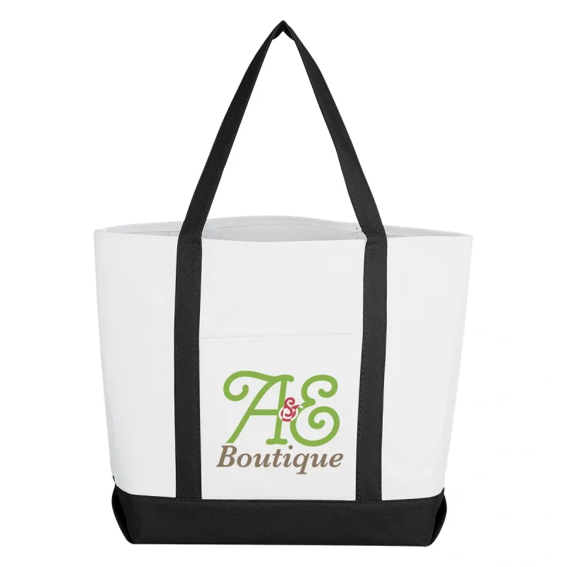 Logo Pocket Shopper Tote Bag — view 6