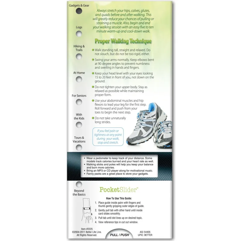 Pocket Slider - Walking for Your Health — view 2