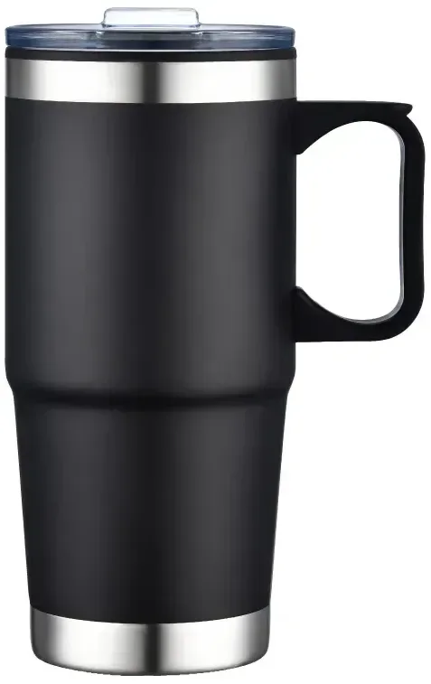 Personalized Polar Travel Mug - 24 oz. with Handle — view 5