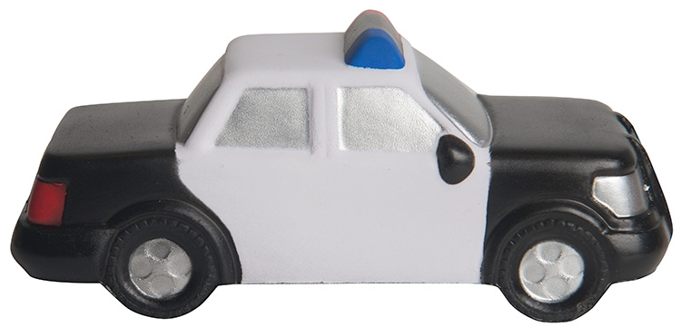 Imprinted Police Car Stress Reliever