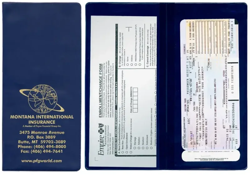 Policy & Document Holder with 2 Clear Full Pockets — view 6