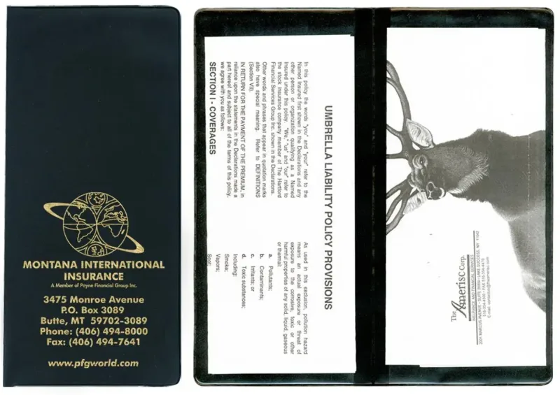 Policy & Document Holder with 2 Clear Full Pockets — view 7
