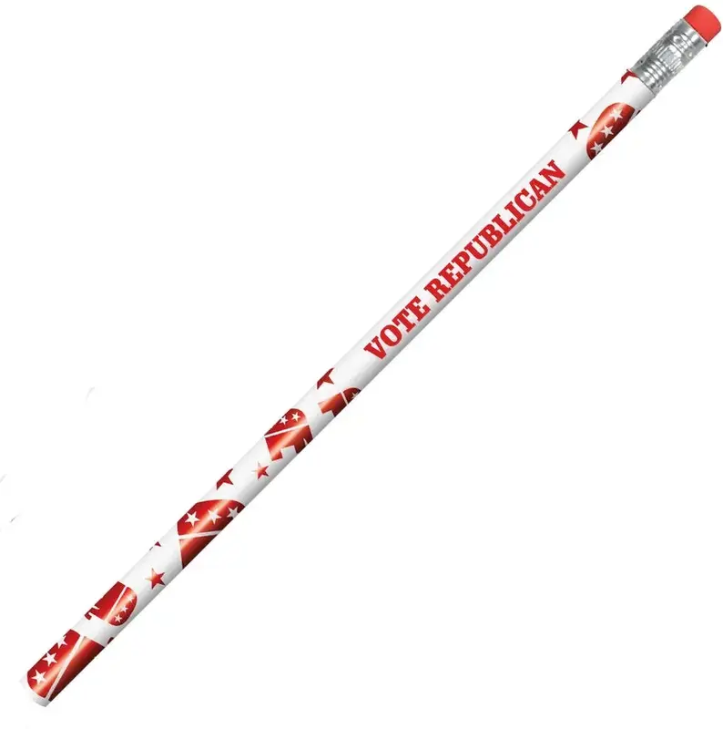 Political Foil Pencil - Republican