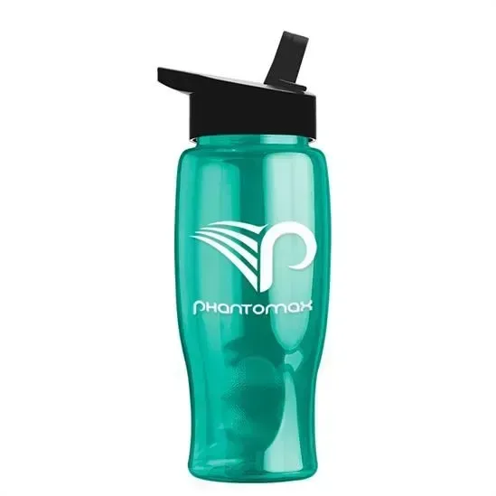 Poly+ Bottle with Flip-Straw Lid (27 oz.) — view 17