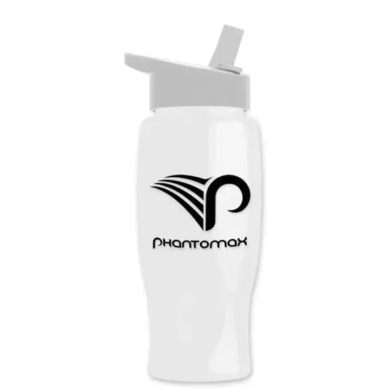 Poly+ Bottle with Flip-Straw Lid (27 oz.) — view 21