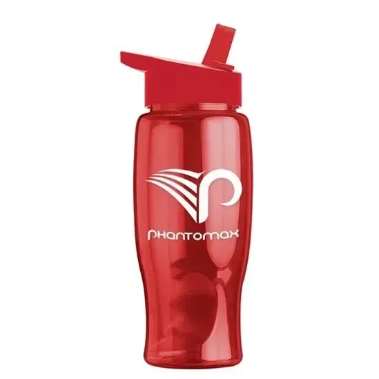 Poly+ Bottle with Flip-Straw Lid (27 oz.) — view 5