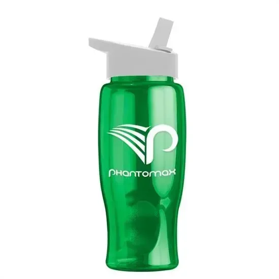 Poly+ Bottle with Flip-Straw Lid (27 oz.) — view 8