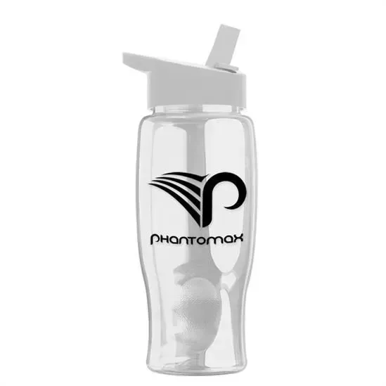 Poly+ Bottle with Flip-Straw Lid (27 oz.) — view 9