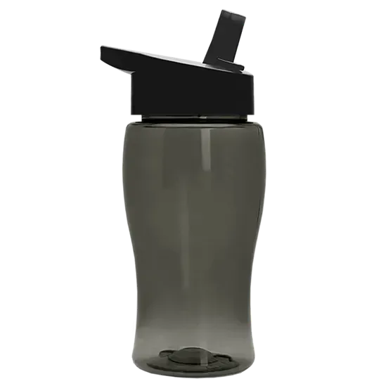 Poly+ Jr. Transparent Bottle with Flip-Straw Lid (18 oz.) — view 7