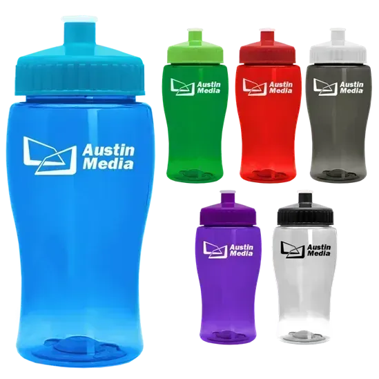 Custom Transparent Sports Bottle - 18 oz.