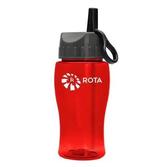 Poly+ Jr. Bottle with Ring-Straw Lid (18 oz.) — view 12