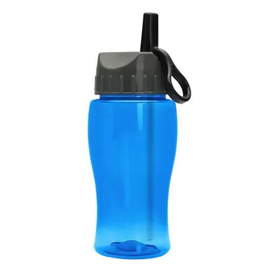 Poly+ Jr. Bottle with Ring-Straw Lid (18 oz.) — view 5