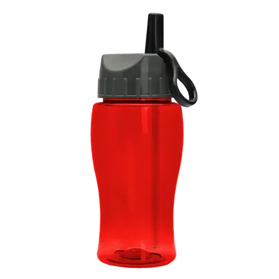 Poly+ Jr. Bottle with Ring-Straw Lid (18 oz.) — view 6