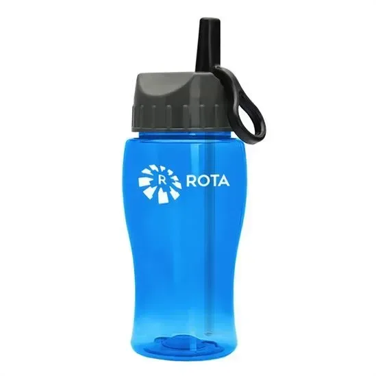 Poly+ Jr. Bottle with Ring-Straw Lid (18 oz.) — view 7