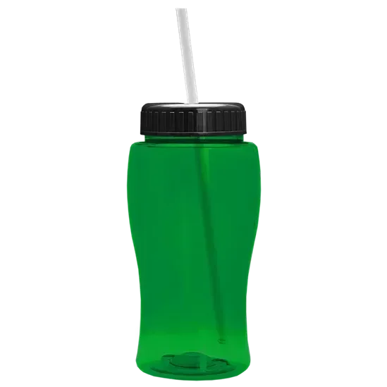  Poly+ Jr. Bottle with Straw Lid (18 oz.) — view 2
