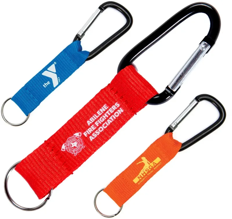 Personalized Polyester Key Fob — view 2