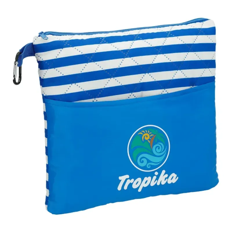 Personalized Beach Blanket and Pillow Set — view 4
