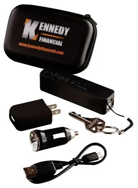 Power Charger Travel Kit - Black