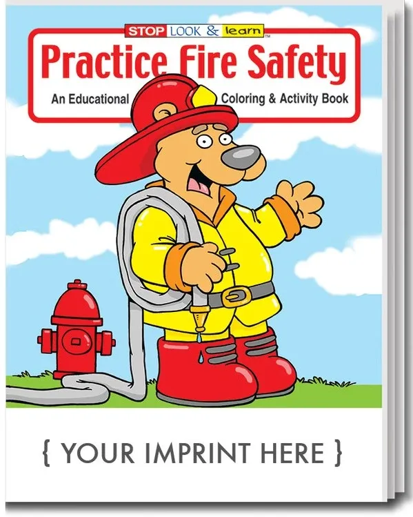 Practice Fire Safety Coloring Book Fun Pack