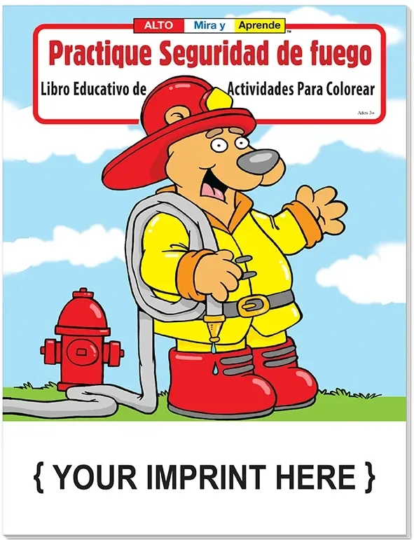 Practice Fire Safety Coloring Book Fun Pack — view 5
