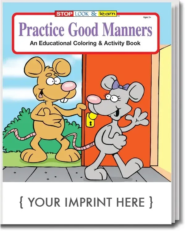 Practice Good Manners Coloring Book