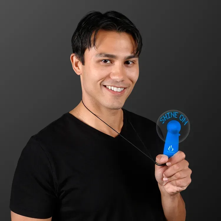 Pre-Programmed Mini Fans with LEDs — view 2