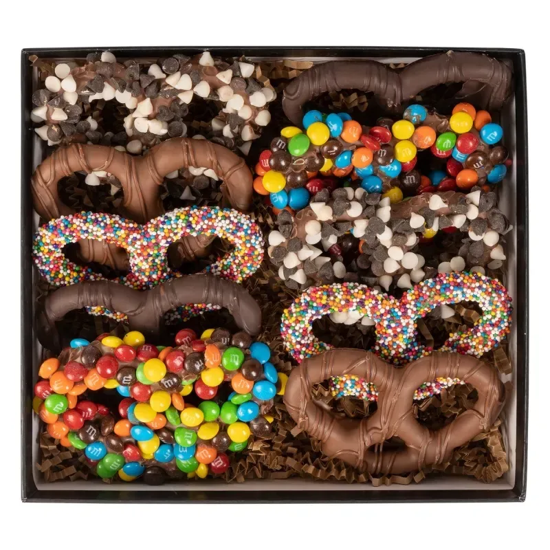 Premier Pretzel Deluxe Gift Box with Full Color Lid — view 4