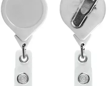 Premium Retractable Badge Reel (360 Alligator Clip & Anti-Twist) — view 2
