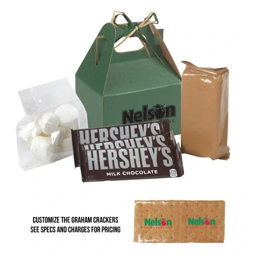 Premium S'mores Kit in a Festive Gable Box — view 5