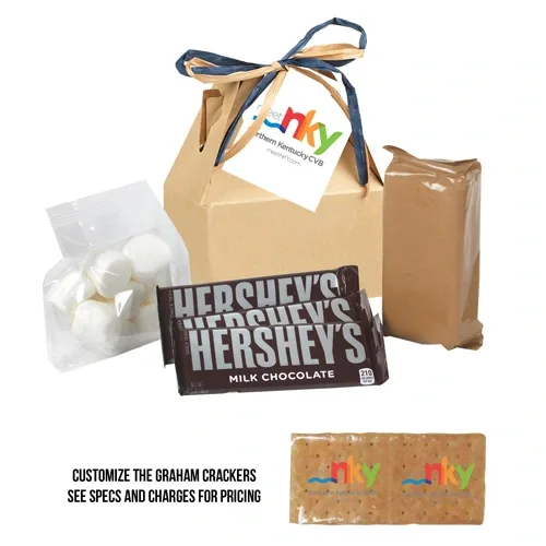 Premium S'mores Kit in a Festive Gable Box — view 6