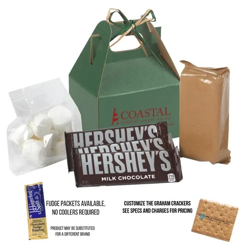 Premium S'mores Kit in a Festive Gable Box — view 9