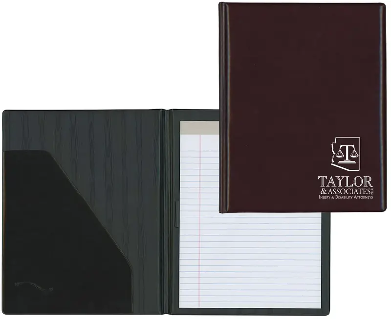 Personalized Sealed-Edge Padded Padfolio - Senior Size