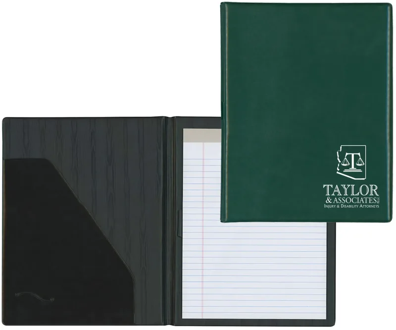 Personalized Sealed-Edge Padded Padfolio - Senior Size — view 5