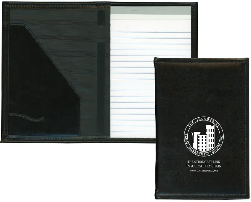 Branded Junior Size Foam Padded Turned-Edge Padfolio