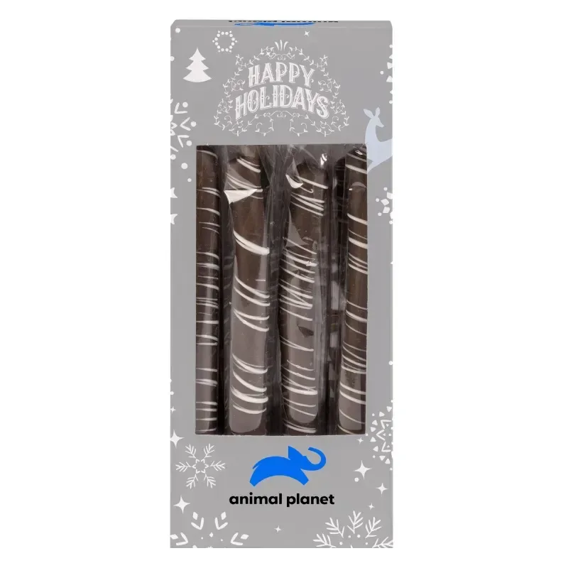 Pretzel Rods - Dark Chocolate With White Drizzle — view 4