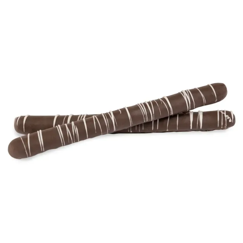 Pretzel Rods - Dark Chocolate With White Drizzle — view 5